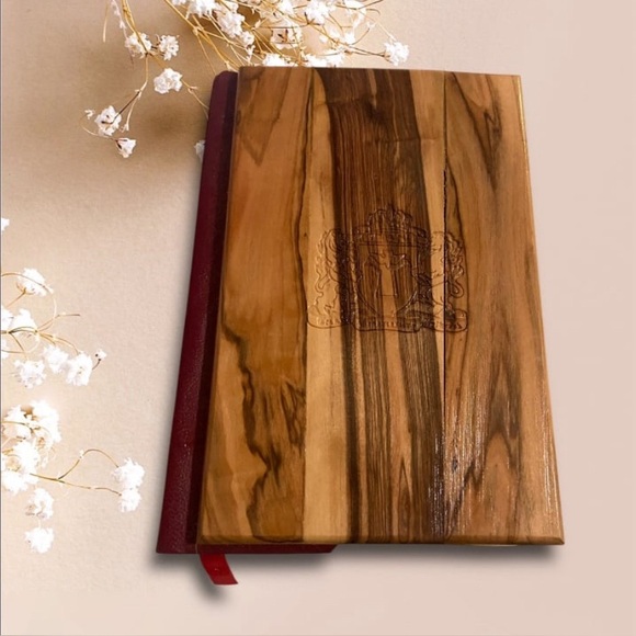 Unique Vintage Other - 🔆 Vintage Jerusalem Wood Cover Bible #7890